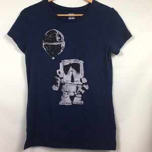 Junk Food Star Wars blue tee t-shirt medium